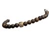 Perline Buddiste di Legno di Agarwood Naturale del Brunei Materiale Vecchio Perline Piccole a Chicco di Riso per Uomo e Donna 4mm + Bracciale Wenwan Originale a Cerchio Singolo per Coppia
