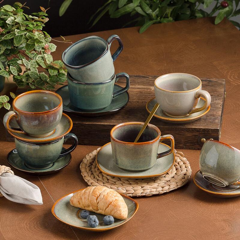 ZISIZ Retro Kiln-Glazed Ceramic Coffee Mug