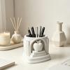 3D Printed Apples Pen Holder Roman Arch Design PLA Desk Organizer