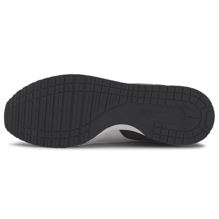 Puma Cabana Run Comfortable Versatile Leather Shock Absorption Non-Slip Low-Top Marathon Running Shoes Unisex sneaker Black Gray 373393-01