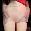 Women Underpants Thin Transparent Thin Elastic Soft Glossy Surface See-through Tempting Mid Waist Anti-septic Lady Panties Briefs