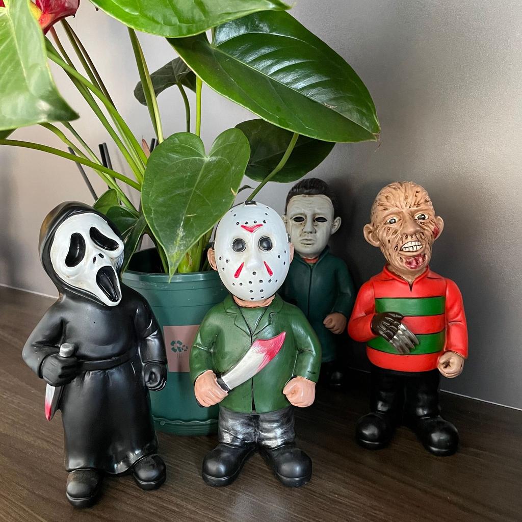 Ozdoby na Halloween, Dekorácie Postáv z Filmového Hororu, Kreatívne ozdoby, Remeselné Remeslá zo Živice Dekorácia Dekorácie Na Stôl