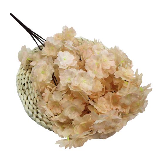 Branches de Cerisier Artificiel 55 cm de Haut Tiges Pêche Fausse Soie Arrangement de Fleurs Artificielles pour Décoration de Table de Maison Mariage