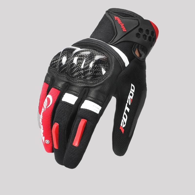 1 Pair Of Outdoor Motorcycle Riding  Gloves Breathable Windproof Shock Absorption Anti-fall Full
