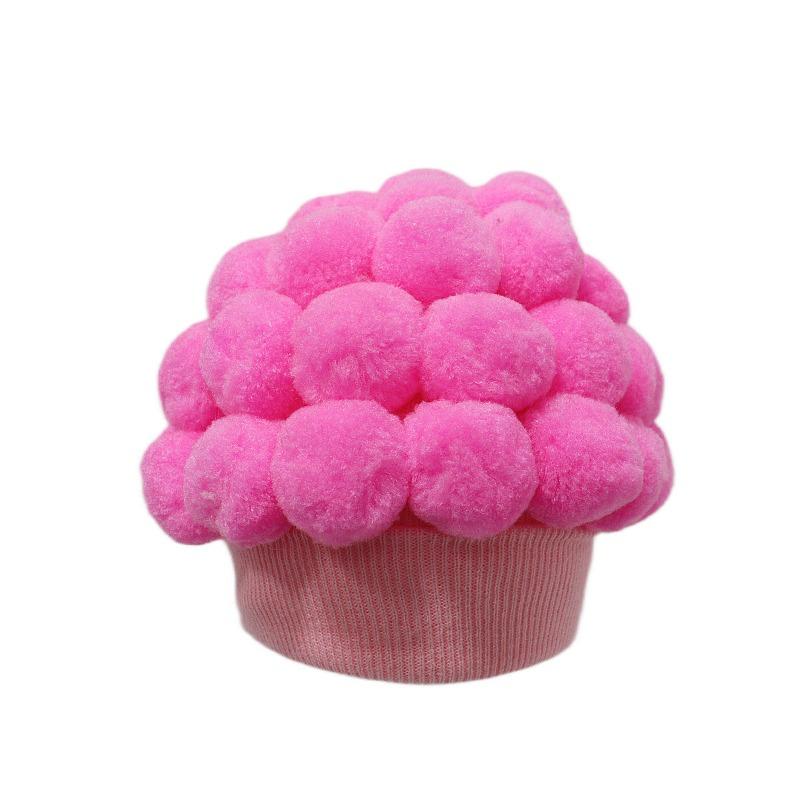 

Забавная шапка-цветная капуста, весенне-осенняя вязаная шерстяная шапка, хитрая цветная капуста-мозг, забавная брокколи-помпон, универсальная теплая шапка overbounce