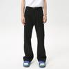 | cleanfit basic thin and slightly pulled solid color floor pants simple jeans tide