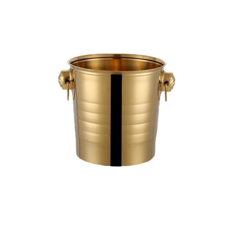 Homeglen Golden Tiger Head Stainless Steel Ice Bucket