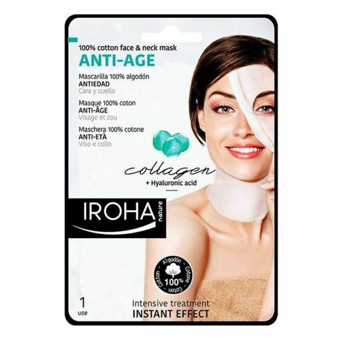 

Омолаживающая маска для лица и шеи Cotton Iroha Cotton Face Neck Mask (1 шт.)