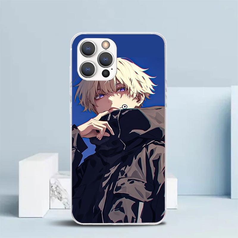 Kaisen J-Jujutsu Inumaki Toge Phone Case For IPhone 16 17 Air 16E 15 14 Plus 13 Mini 12 11 Pro Max 7 8 + SE 2020 Soft TPU Back C