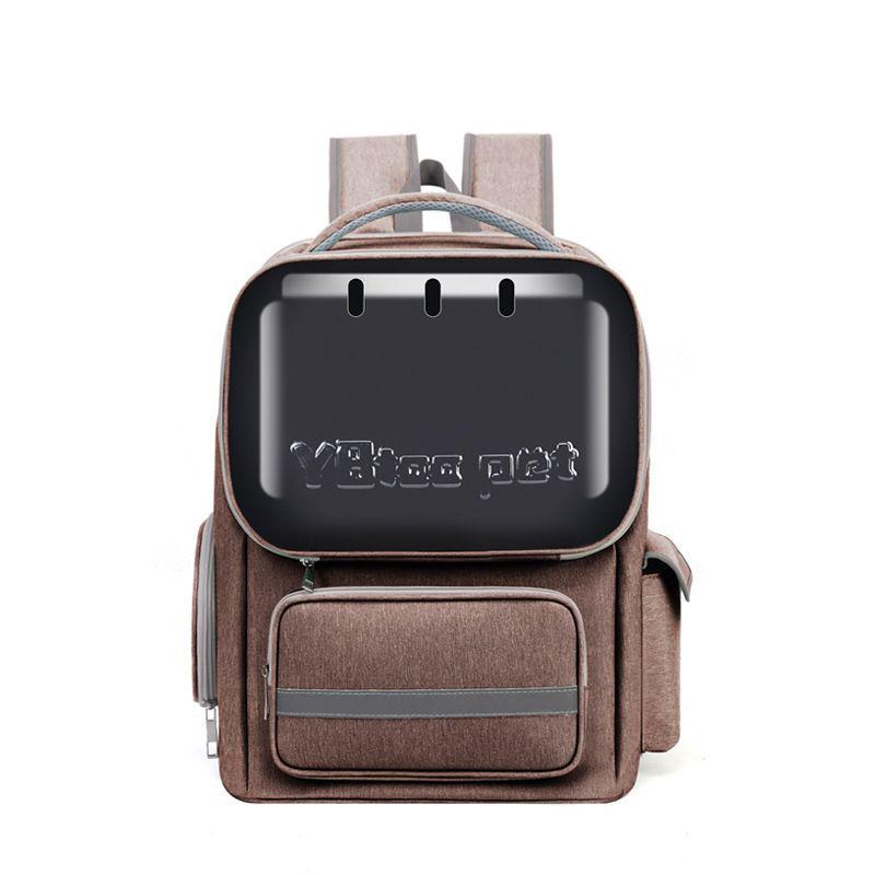

Vintage Foldable Pet Carrier: Breathable, Stress-Reducing, Large Capacity, Outdoor-Friendly Space Capsule Backpack