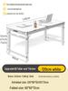 Adjustable Height Aluminum Folding Picnic Table & Chairs Set for Outdoor Camping & BBQ