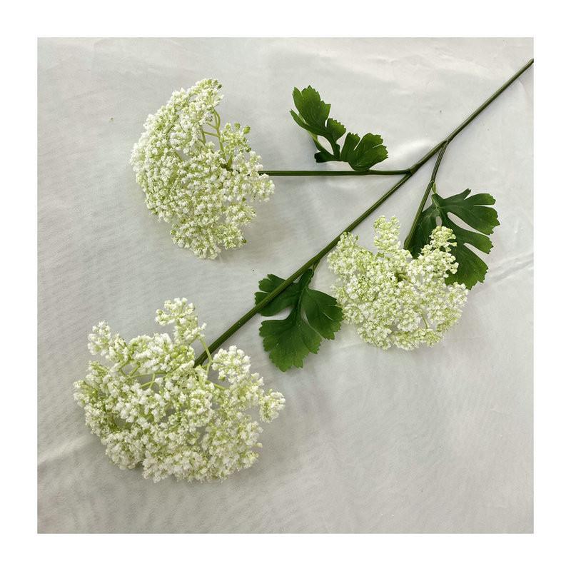 3 Rice Head Fruit Faux Plants Flocked Stems Wedding Decor Props Photography