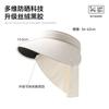 Big brim sun protection hat women's summer UV protection full face ice silk neck protection shawl sun hat