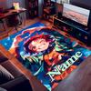 Custom personalization Demon Slayer Tanjiro Print Area Rug - Soft, Washable Non-Slip Indoor Mat,Living Room,Home&Office Decorative Rug