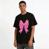 Inspirational Bow Heart Print Tee You Are Loved Worthy Enough Top Pure Cotton T-shirt