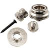 Musiclily Pro Stahlgitarrengurt mit Sicherungsstiften für E-Gitarren und Bässe, Nickel (2er Set)