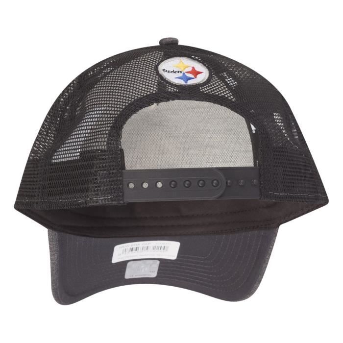 Casquette A-Frame - New Era - Pittsburgh Steelers - Ajustable - 100% Polyester - Logo 3D Brodé