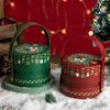 With Handle Christmas Eve Packaging Box Portable Xmas Candy Box  Christmas Eve