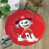 1pc Paw17 Carpet, Round Rug, Comfortable, Suitable for Entryways, Living Rooms, Office, And Bedrooms, Christmas Decoration