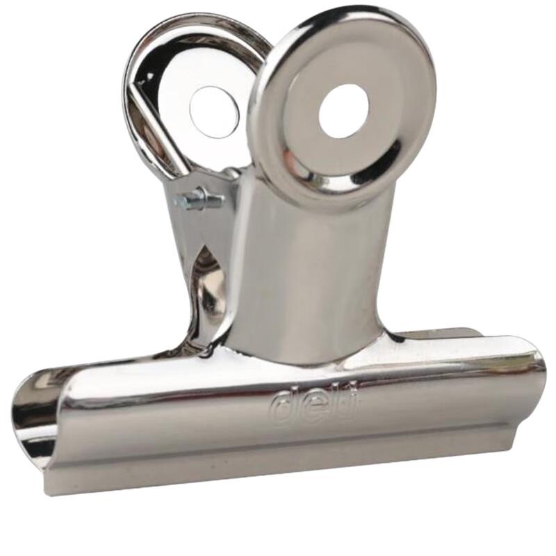 Deli 9522 64mm Stainless Steel Stationery Clips (36 Pack)
