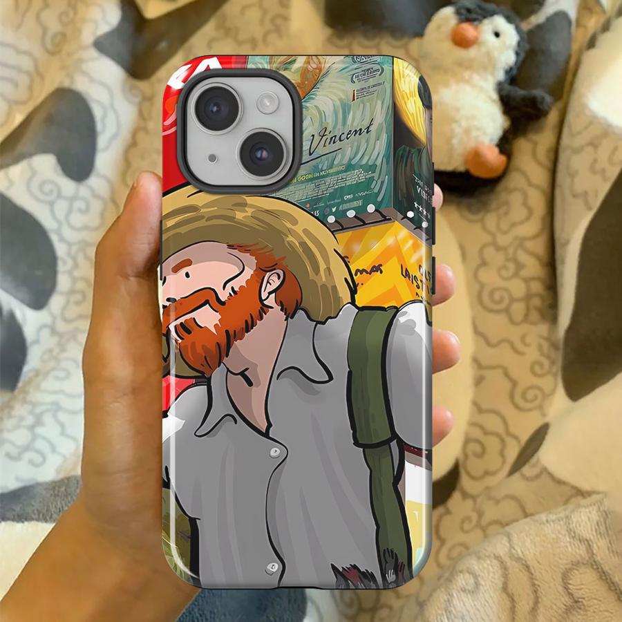 

Phone Case for Xiaomi Redmi Note 14 4G 14 Pro Plus 5G Soft Cover Capa Van Gogh Fashionable Art Redmi Note 14 4G (Global)