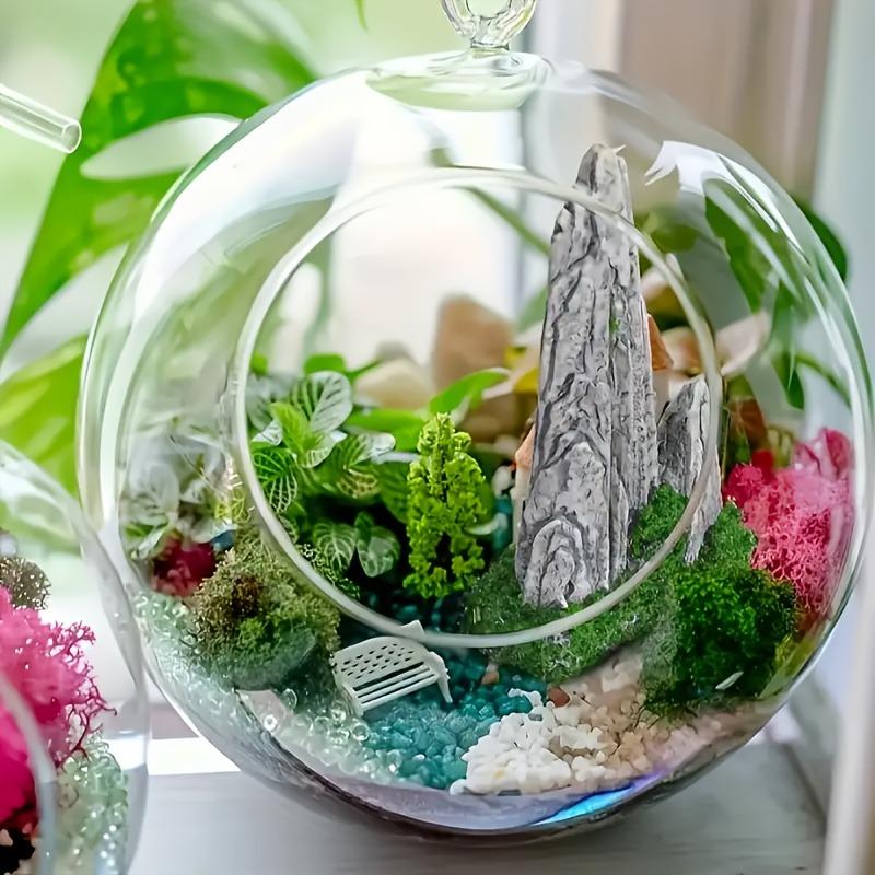 28pcs Mini Artificial Mountain Decoration for Zen Garden Resin Bonsai Accessories Small Sculptures for Decorative Pots Fish Tank