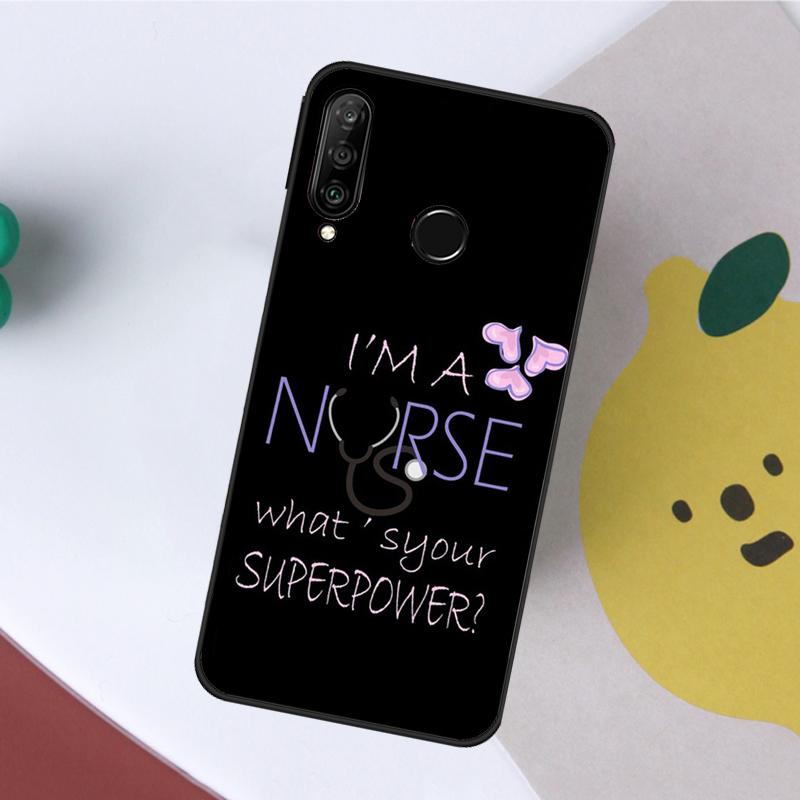 

Стетоскоп Сердце Медсестра Для Huawei Nova 10 9 SE 11 Pro Y60 Y70 Y90 Y61 Y91 Y72 Y73 12i 11i 8i P20 P40 P30 Lite Чехол Huawei Nova Y60