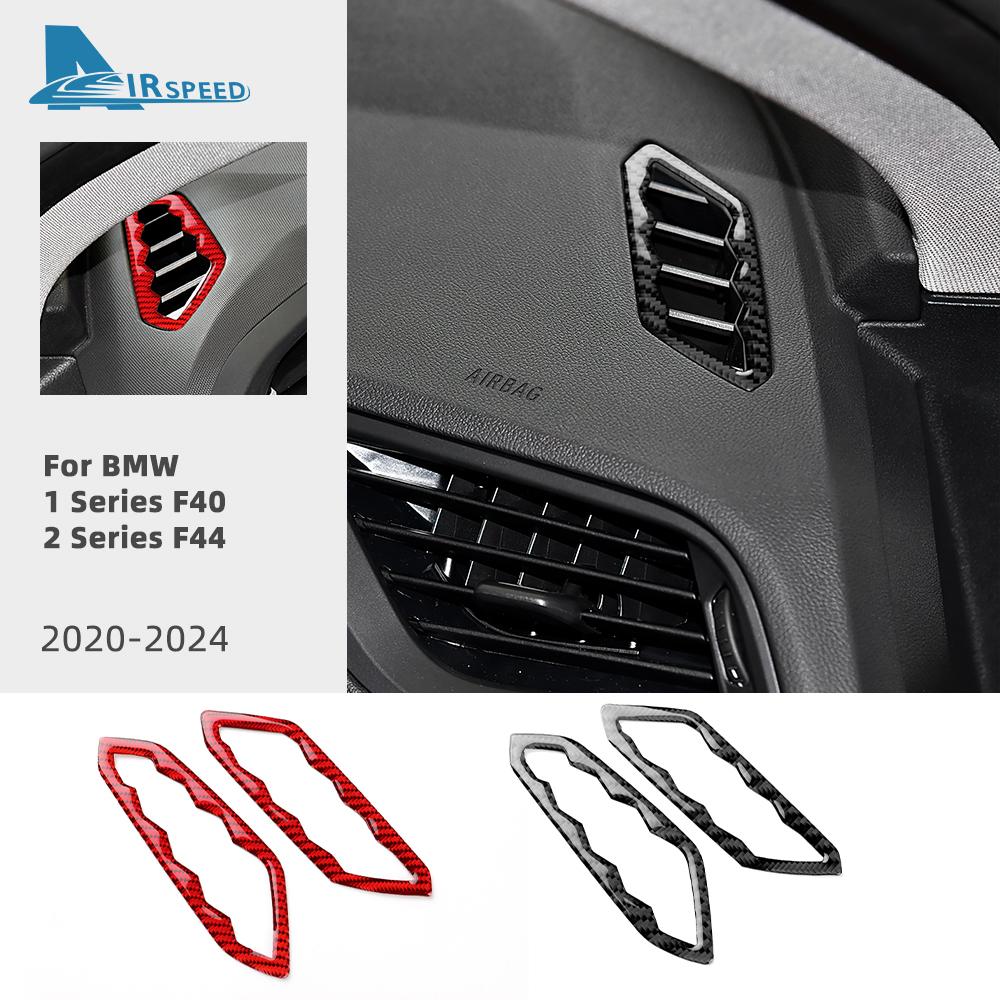 For BMW 1 2 Series F40 F44 2020-2024 Door Window Switch Air Vent Door Handle Panel Cover Trim Carbon Fiber Interior Kit Stickers