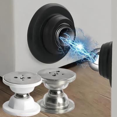Non Silicone Perforated Door Suction Strong Magnetic Door Stopper Silent Anti-Collision Door Stopper For Home Holder Hardware