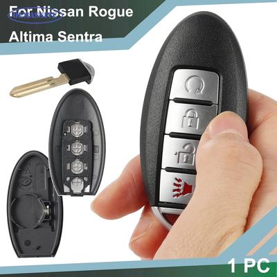 For Nissan Altima Rogue Sentra Versa Murano Smart Remote Key Fob Case Cover Shell Holder 4 Button Replacement 2013-2016