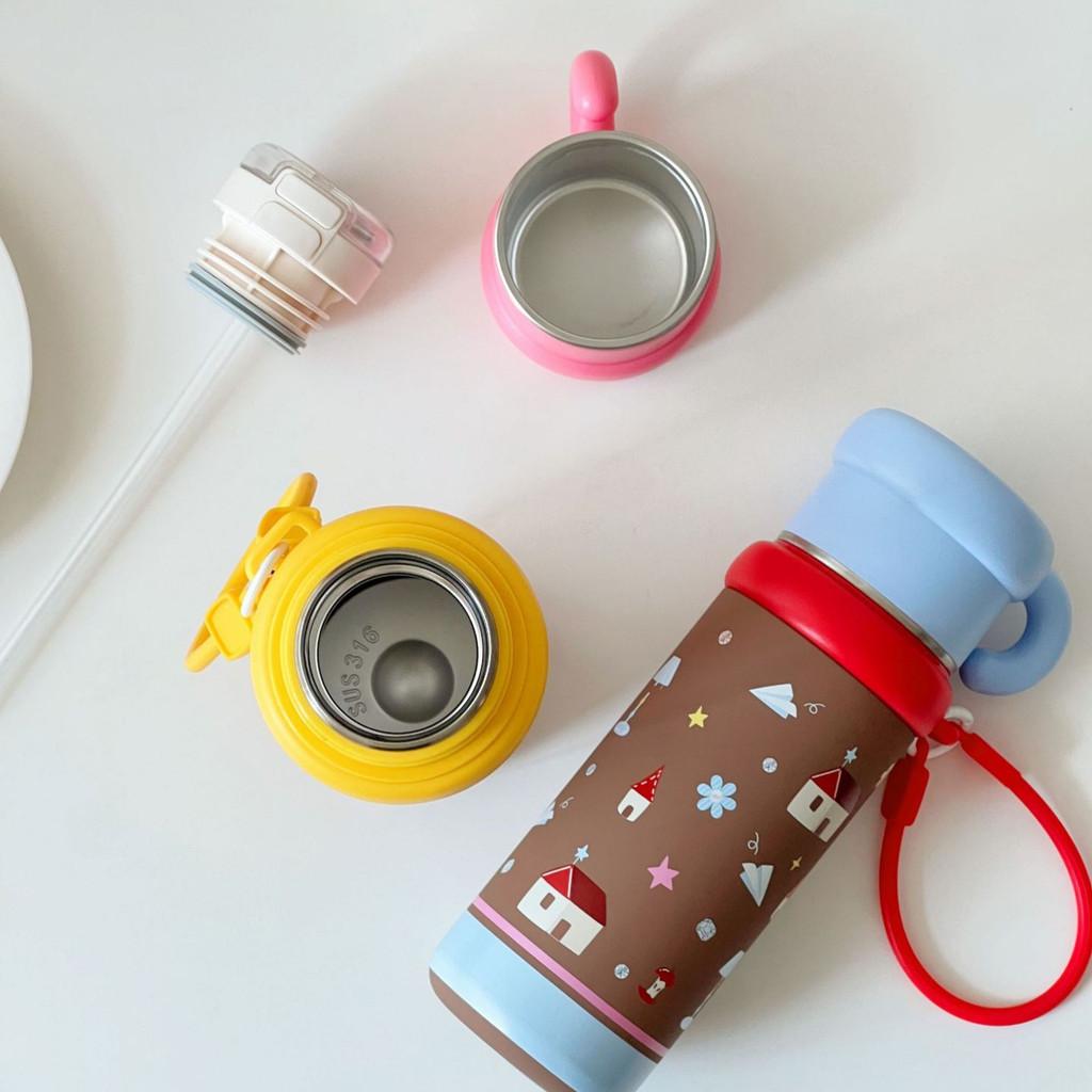 Insulated Travel Mug With Straw And Tea Leak For Office And Outdoors