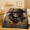 HD Sanrio Pirates of The Caribbean Jack Sparrow Johnny Depp Christmas Flannel Blanket,Soft Plush Throw for Home Bedroom Bed Sofa