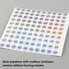 5 Sheets Waterproof Nail Polish Number Stickers Labels for Gel Lacquer Lipstick Bottles & Tips Manicure Display Marking Tool