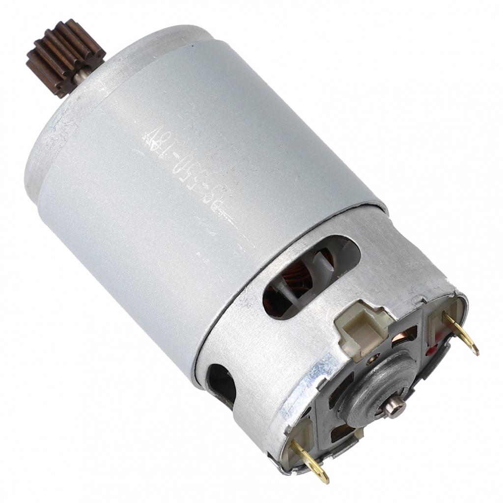 1 Pcs Motor 10mm Gear Diameter 18 V Silver & Black