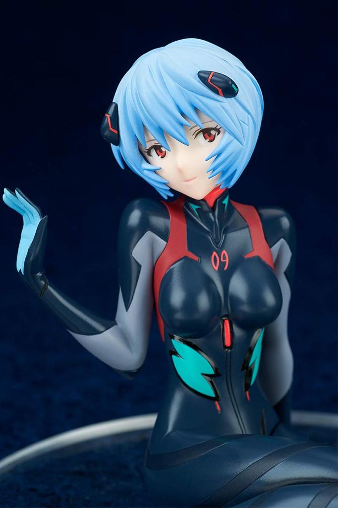 Rebuild of Q Ayanami Rei Plug Suit scale PVC lakovaná hotová figurka Evangelion (předběžný název) Ver. 1/7