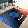 3D Racing Car S-SUZUKI Logo Motorcycle Carpet Rug for Living Room Bedroom Home Sofa Decoration,Kids Play Non-slip Floor Mat