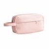 Portable Corduroy Cosmetic Bag Large Capacity Handheld Makeup Bag Toiletry Bag Travel