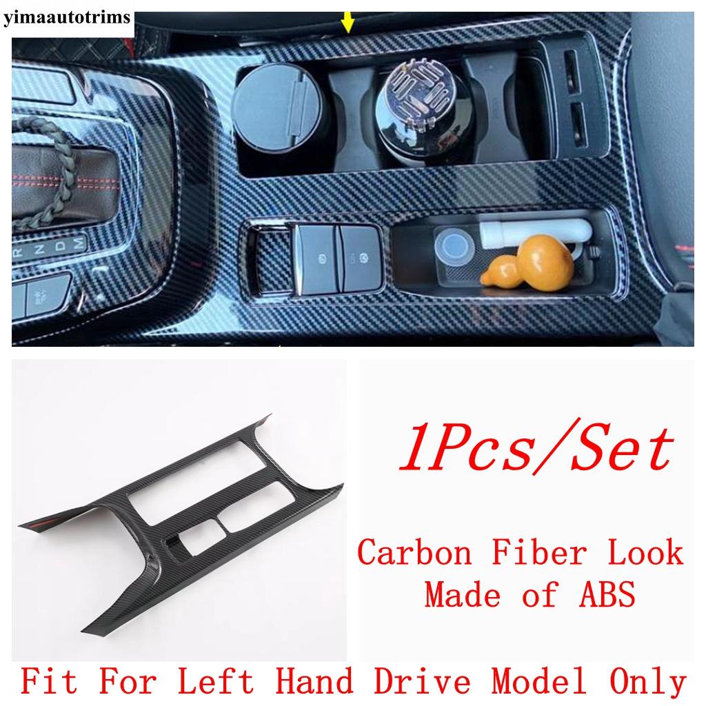 Center Shift Gear Water Cup Holder Panel / Middle AC Air Console Frame Cover Trim Accessories For Ford Focus MK4   2024
