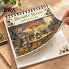 Thick Paper Monthly Organizer 2027 Brambly Hedge Wall Calendar, 12 Month Hanging Planner with Vintage Coated Display Forest Mouse Mushroom Watercolor