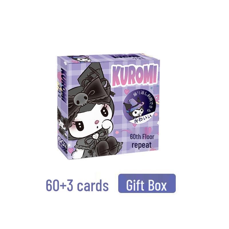 63 Kuromi KT Sanrio Stickers: Cute, Creative, Waterproof Cartoon Stickers for Kids