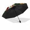 1pc Elegant Christmas Ornaments Pattern Beautiful Looking Automatic Folding Umbrella, 3 Folding, 8 Iron Frame Design, Durable and Suitable for Tr