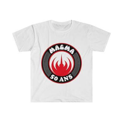 Unisex Soft Cotton T-Shirt. Magma Group. 50 Years