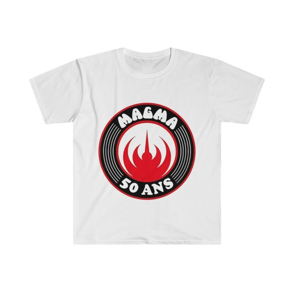 Unisex Soft Cotton T-Shirt. Groupe Magma. 50 Ans