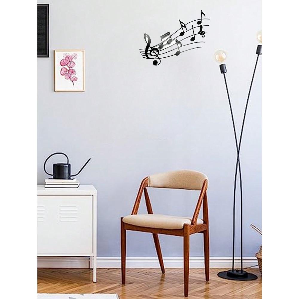 1pc Music Note Wall Decor Metal Art Iron Craft Home Decoration