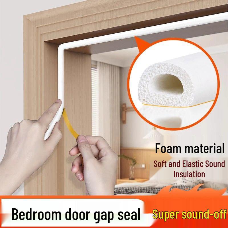Multi-Spec Door/Window Sealing Strip: Soundproof, Anti-Collision, Adhesive Buffer