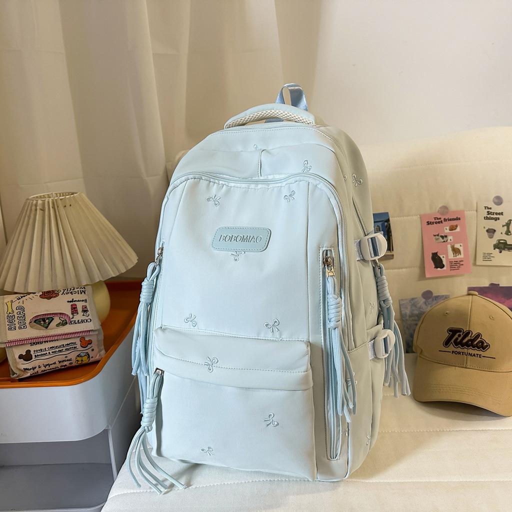 Schoolbag cute girl schoolbag large capacity college style junior high school girl high school college student backpack leisure travel backpack