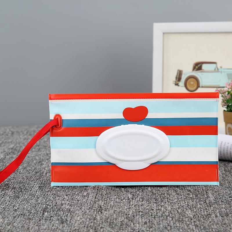 1~10PCS Baby Wet Wipe Box Reusable Wet Tissue Case Holder Snap-Strap Cleaning Wipes Container Portable Refillable EVA Wipe Bag