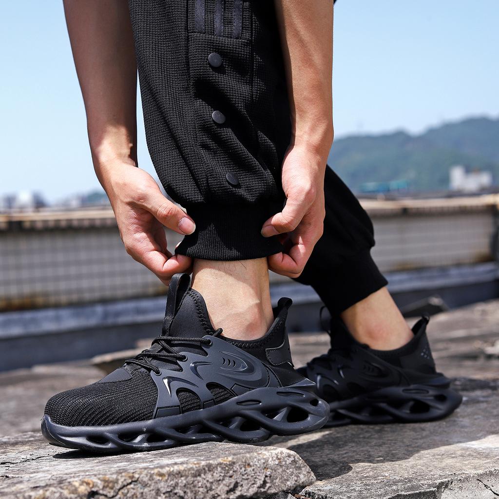 Work Safety Shoes Men Lightweight Indestructible Work Sneakers Security Steel Toe Shoes all-season outdoor Protective Boots