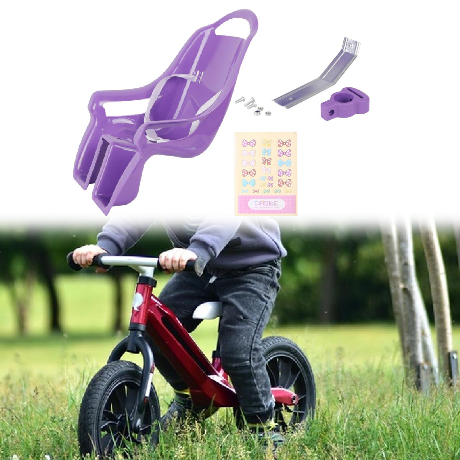 

Кукольное велосипедное сиденье Велосипедный аксессуар Легкая установка Украшение Универсальное с ремнем для