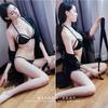 Sex lingerie bare chest sexy large size bohemian three-point lace bathrobe transparent lingerie set